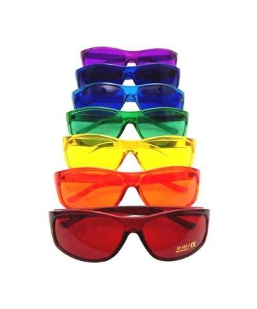 Color Therapy Glasses Pro Style Set of 7 Colors Also Available in Set of 9 or 10 by BioWaves