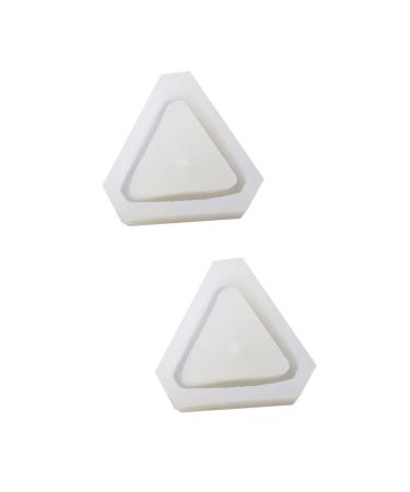 2pcs Triangle Molds Silicone Planter Mold Silicone Coasters Silicone Chocolate Mold Chocolate Molds Clay Molds Concrete Molds Epoxy Resin Flower Pot Molds Cake Aromatherapy Plaster As Shownx2pcs mediumx2pcs