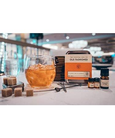 Old Fashioned Cocktail Kit - Premium Travel Mixology Set with Muddler, Sugar Cubes, and Bitters | The Cocktail Box Co. Old Fashioned Bar Kit - Buy Online on SooperMarket.com