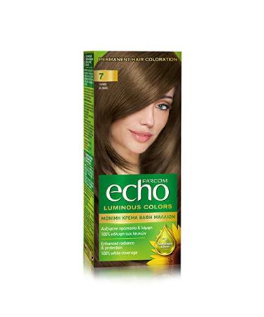 FARCOM Echo hair color with natural olive extract and vitamin C 60ml (7 blonde)