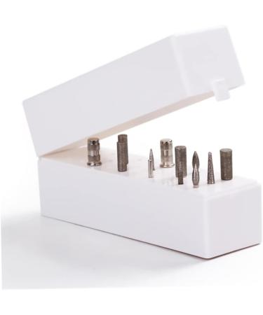 Nail Drill Bits Holder 30 Holes Drill Bits Organizer Container 30 Holes Manicure Tools Nail Drill Bit Holder Stand Display Organizer Dust Proof Storage Container Box - Buy Online on SooperMarket.com