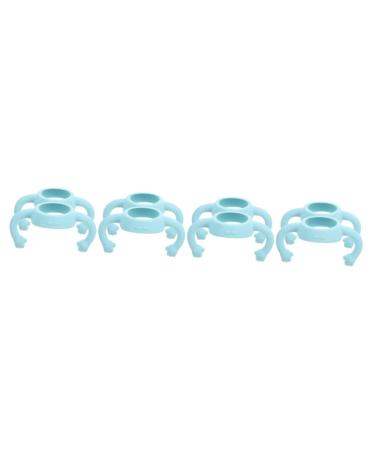 Vaguelly 8 Pcs Bottle Handle Silicone Bottle Grip Bottle Grip Bottle Grip Handle Bottle Accessories Silica Gel Newborn Milk Bottle Feeding Bottle 14.00X5.00X5.00CMx4pcs Sky-bluex4pcs