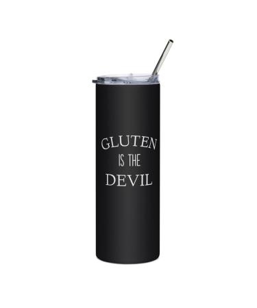 Gluten Is Devil Gluten Free | Gluten Free | Vegetarian | Trendy Stainless steel