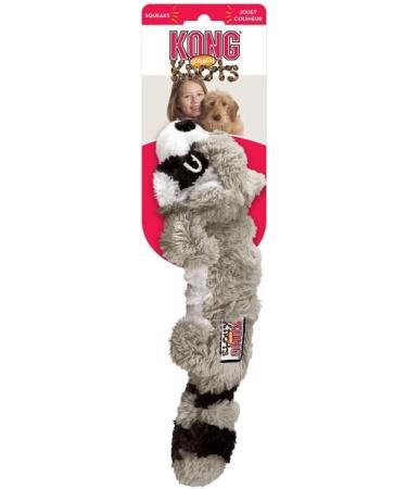 KONG Scrunch Knots Raccoon Toy - Internal Knotted Ropes, Minimal Stuffing - Small/Medium Dogs - Buy Online on SooperMarket.com