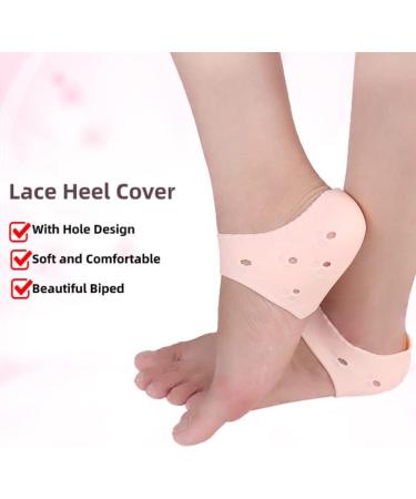 2 Pairs Gel Silicone Heel Cover Protector for Plantar Fasciitis, Orthopedic Bunion Corrector - Foot Pain Relief - Buy Online on SooperMarket.com