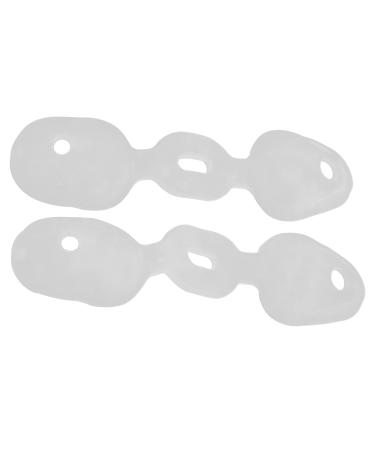 Silicone Toe Separator 1 Pair for Toe Straightening and Bunion Relief - Toe Correction Pads for Yoga and Correct Toes - Hammer Toe Corrector for Women and Men - Buy Online on SooperMarket.com