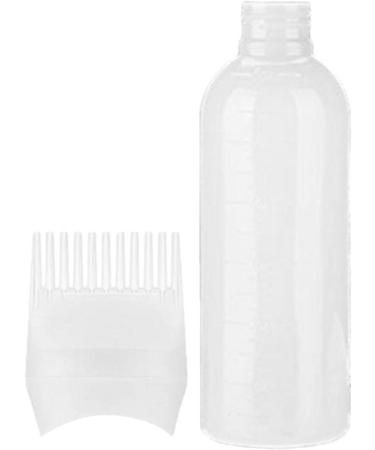 Hair Dye Brush Bottle Root Comb Applicator Bottle Hair Oil Bottle With Comb Hair Dye Bottle Applicator Comb With Graduated Scale For Home Salon Use White - Buy Online on SooperMarket.com