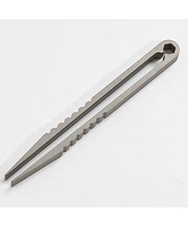 Dawafit Mini Tweezers Titanium Portable Titanium Tweezers Camping Outdoor Travel Mini Tool - Buy Online on SooperMarket.com