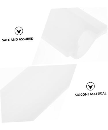 STOBOK Cake Stencil Handmade Soap Sandwich Bread Silica Gel Chocolate White Chocolate Molds White 32.1X5.3cm - Buy Online on SooperMarket.com
