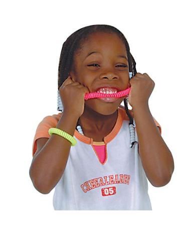 Abilitations Chewlery Chewable Necklace and Bracelet  Orange  Set of 2 - Buy Online on SooperMarket.com