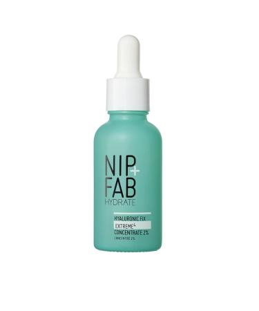Nip + Fab Hyaluronic Acid Fix Extreme 4 2% Concentrate Daily Concentrated Drops for Face Quick Drying Serum for Hydration Dewy Visibly Plumped Skin