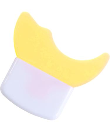 Eyelash Applicator Baffle Eyelash Mascara Smudge Guard Silicone Smoothing Surfaces Various Angles For All Face Shapes (Yellow) - Buy Online on SooperMarket.com