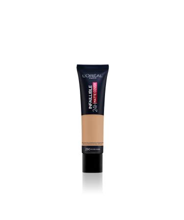 Infaillible 24H Matte Cover Foundation N. 290 Ambre Dor 130 Neutral Undertone