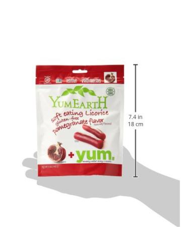 Buy YumEarth Organic Licorice Pomegranate 5 oz - All-Natural Treat - Buy Online on SooperMarket.com