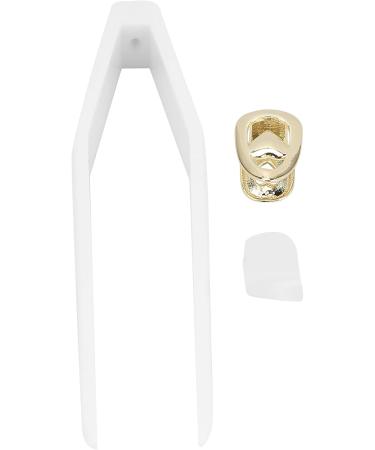 Hip Hop Teeth Decoration Teeth Brace Decoration 2 Copper Fashionable for Concert for Party(gold) - Buy Online on SooperMarket.com