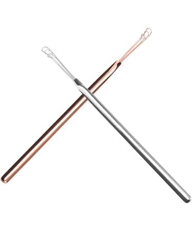 Stainless Steel Ear Pick Cleaner - Portable Ear Curette Tool for Easy Ear Cleaning - Buy Online on SooperMarket.com