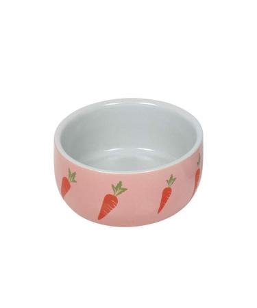 Nobby Rodent Ceramic Bowl Wortel Pink Diameter 11 x 4.5 cm 0.3 L