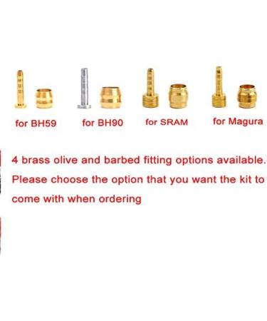 Hydraulic Disc Brake Service Kit for Shimano, AVID, SRAM, Magura - BH90, BH59 Compatible - 4 Sets - Buy Online on SooperMarket.com