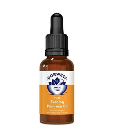 Dorwest Herbs Evening Primrose Oil Liquid for Dogs and Cats 30 ml 30 ml (Pack of 1)