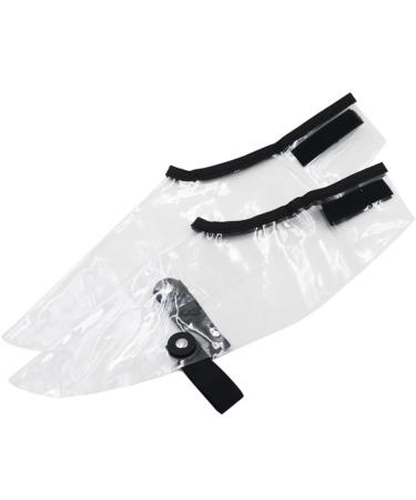 Silicone Hair Stylist Hairdressing Cover Transparent Non Slip Protectors for Salon Outdoor