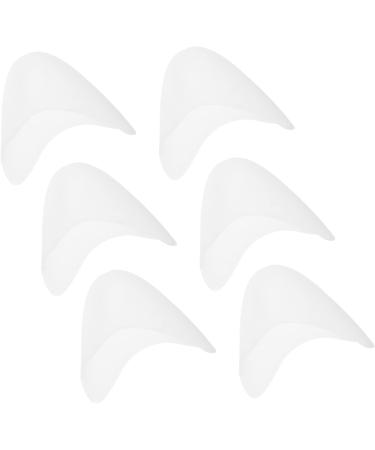 Healifty 6 Pairs Silicone Gel Pointe Shoe Cushion Protectors - Women's Foot Pads for Ballet Dance Shoes - Includes Whitex2pcs - 10.5X9.5X1.5CMx2pcs - Buy Online on SooperMarket.com
