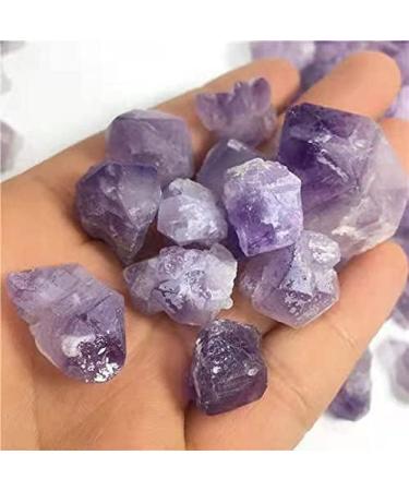 Gemstone Minerals raw Crystal Points Natural Purple Quartz Crystal Amethyst Cluster for Reiki 100g FUZEGRDLI - Buy Online on SooperMarket.com