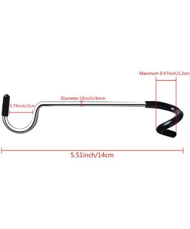 QWEQWE 2 Pcs Mini Camping Hook Hanger for Lanterns & Tents - Multi-use Hanging Hooks for Camping & Fishing - Buy Online on SooperMarket.com
