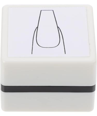 Nail Practice Stamp Nail Dyhadrator Manicurist Manicure Practice Stamper Nail Practice Tool Silicone Nail Stamper Nail Tools Manicure Art Practice Stamper Manicure Supply Seal Mold White - Buy Online on SooperMarket.com