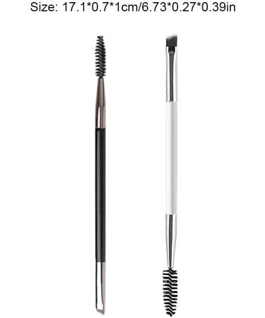 Dajidafu Eyebrow Brush Wool Fiber Easily Grip Dual Ended Multifunction Tinting Spoolie Mini Eyeliner Brow Brushes Eyelash Tools Single End - Buy Online on SooperMarket.com