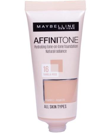 Maybelline Affinitone Perfecting And Protecting Foundation 30ml-16 Vanilla Rose - Buy Online on SooperMarket.com