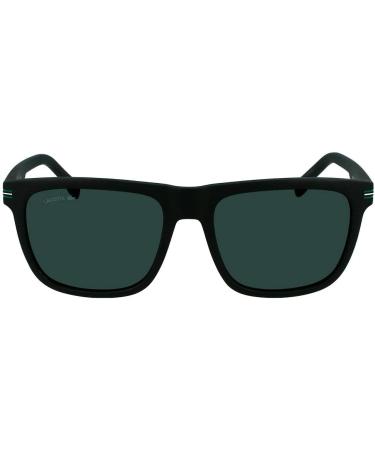 Lacoste Men's Matte Black Sunglasses | Stylish One Size Eyewear for All | International Shipping Available - Buy Online on SooperMarket.com