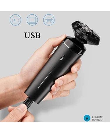Buy Rechargeable Electric Razor for Men - Waterproof Cordless 4-in-1 Shaver & Trimmer - IPX7 Wet/Dry | USB Charging - Black - Buy Online on SooperMarket.com