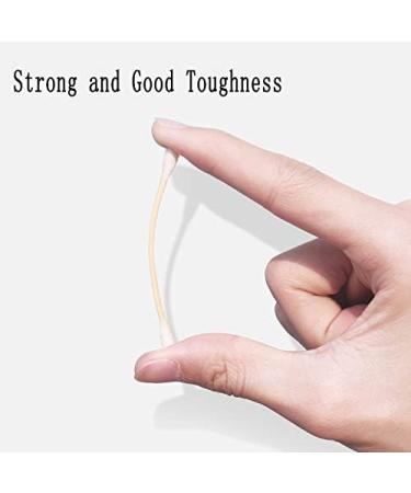 400pcs Biodegradable Bamboo Cotton Buds | Eco-Friendly Disposable Swabs for Cleaning & Makeup - Buy Online on SooperMarket.com