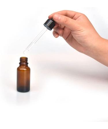 Liummrcy Droppers For Oils 30ml Empty Glass Dropper Bottle Refillable Amber Essential Oil Container Jar with Glass Pipette Dropper - Buy Online on SooperMarket.com