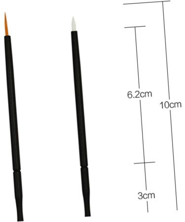 Baluue 300 Pcs Eye Makeup Tools Eyeliner Brushes Fine Point Eye Shadow Eye Gel White Eye Liner - Buy Online on SooperMarket.com
