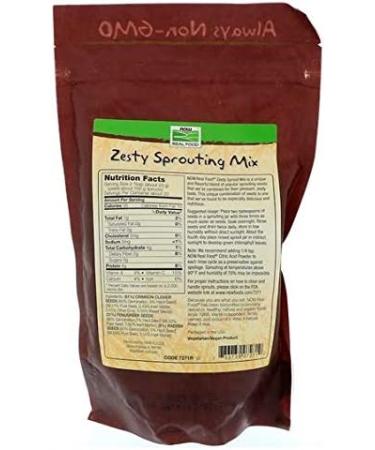 Now Foods Zesty Sprouting Mix 16 oz - Real Food for Healthy Living - Buy Online on SooperMarket.com