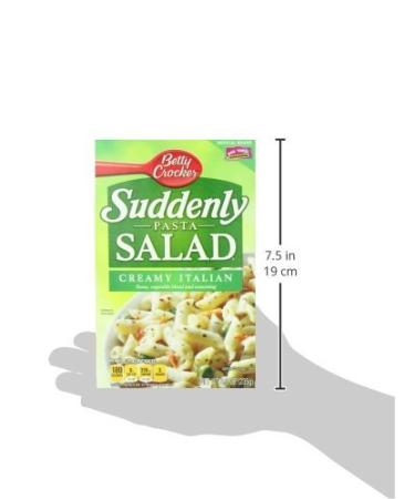 Betty Crocker Suddenly Pasta Salad Creamy Italian 8.3oz Boxes (Pack of 4) - Delicious Pasta Salad Mix - Buy Online on SooperMarket.com