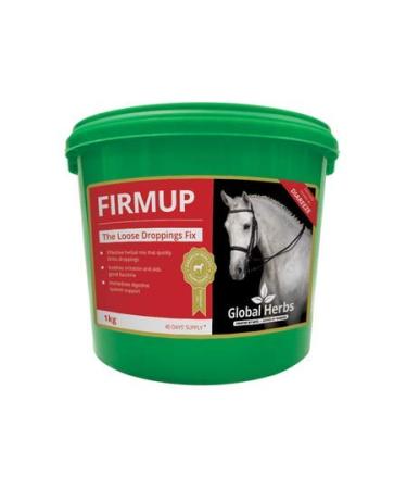 Global Herbs FIRMUP FORMERLY GASTROFIX EQUINE HORSE PONY (1KG) REPLACES DIAREEZE