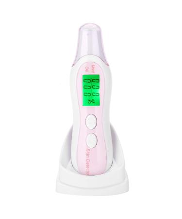 LCD Digital Skin Analyzer Skin Analyzer Moisture Water Oil Monitor for Skin Care High Sensitive Facial Skin Tester USB Digital Measuring Device for Home Traveling Beauty Salon(White)