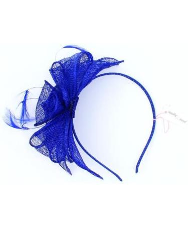 Royal Blue Headband Aliceband Hat Fascinator Wedding Ladies Day Race Royal Ascot - Buy Online on SooperMarket.com