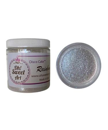 RAINBOW 4 OUNCES 4 OZ Disco Cake cakes, cupcakes, fondant, decorating , dust, cake pops By Oh! Sweet Art