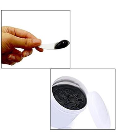 100Pcs Mini Disposable Curved Cosmetic Spoons | Multi-functional Facial Mask Spatula - White | International Shipping - Buy Online on SooperMarket.com