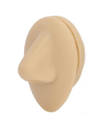 3D Simulated Soft Silicone Nose Model - Reusable Piercing Practice Tool | Ideal for Beauty Salons & Acupuncture Teaching - Buy Online on SooperMarket.com
