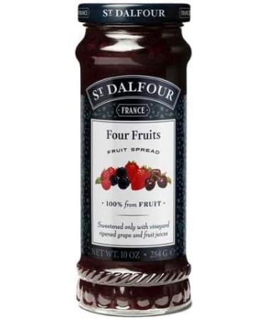 St Dalfour Jam Pick N Mix - Create Custom Jam Combo with 21+ Flavours | Apple & Cinnamon Black Cherry Blackberry Blackcurrant | 3 Pack (284g) - Perfect Jam Gift Set for Jam Lovers - Buy Online on SooperMarket.com