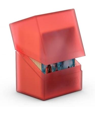 Ultimate Guard Boulder 100 Deck Case - Large Ruby - Secure and Stylish Storage Solution - Buy Online on SooperMarket.com