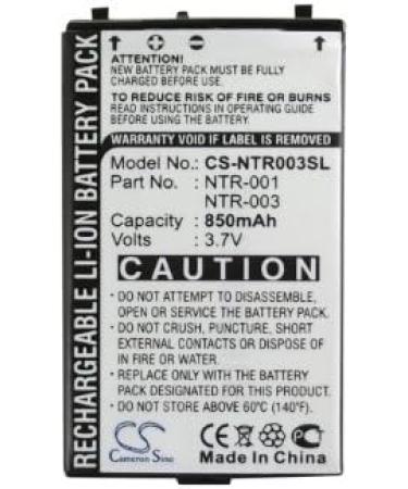 Replacement Battery for Nintendo AGS-001/003/101 - 850mAh 3.7V Compatible with BAT-GBASP-1LI BT-M12 NTR-001/003 - International Shipping Available - Buy Online on SooperMarket.com