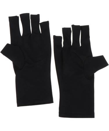 FOMIYES 2 Pairs Nail Gloves Fingerless Driving Gloves Manicure Gloves Gloves for Gel Nails Sun Gloves Womens Gloves Gloves Dryer Polyester Women's - Buy Online on SooperMarket.com