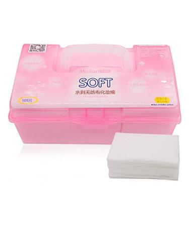 500pcs White Simply Soft Square Makeup Pads - Absorbent Disposable Non-Woven Cosmetic Wipes for Facial & Nail Polish Removal - Buy Online on SooperMarket.com