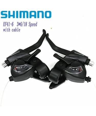 Tourney Shimano ST-EF41-6 E-Z Fire Plus Shift/Brake Lever Set - Buy Online on SooperMarket.com