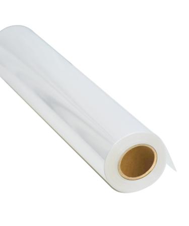 LISM 115ft Clear Cellophane Wrap Roll(33 in x 115 ft) 2.5 mil thickness Gift Wrap Cellophane -Clear Wrapping Paper for Flowers Baskets Arts & Crafts Treats Food Safe 33x1380 Inch (Pack of 1) Clear